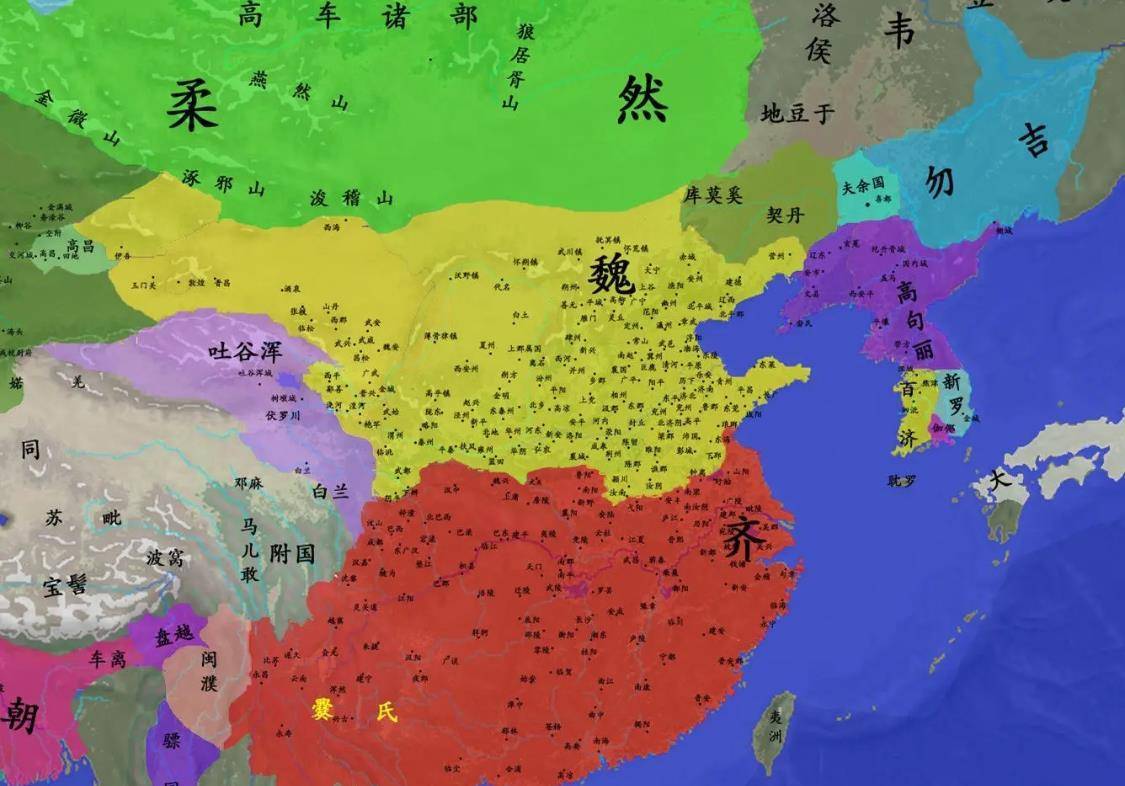 接受天下臣民的舞蹈山呼,建立了萧姓历史上第一个大帝国,国号大齐,改