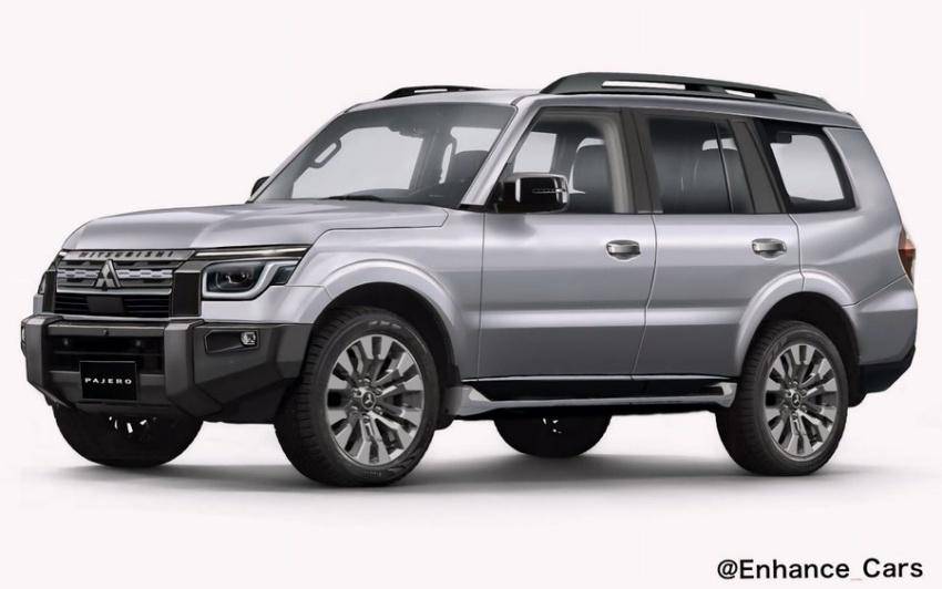 三菱帕杰罗重返车坛有戏 共享triton底盘与越野粗犷设计_搜狐汽车