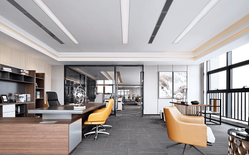 国企办公室装修,上市公司办公装修_企业_装饰_风格