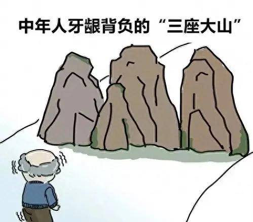 87年的我,肩膀上扛了8座大山,压力山大!