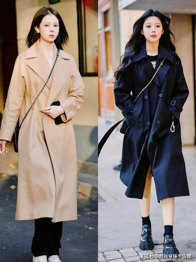 原创春天穿风衣时尽量不要配丝袜运动鞋其实这样穿会更洋气好看