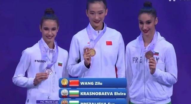 我们在个人体操项目中获得第一_王子路_王子璐_金牌