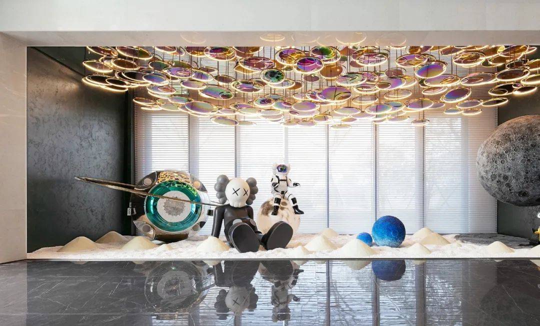 示范区景观以水漾年华为主题,涵盖曲水流光,水韵绿洲,律动生活三大