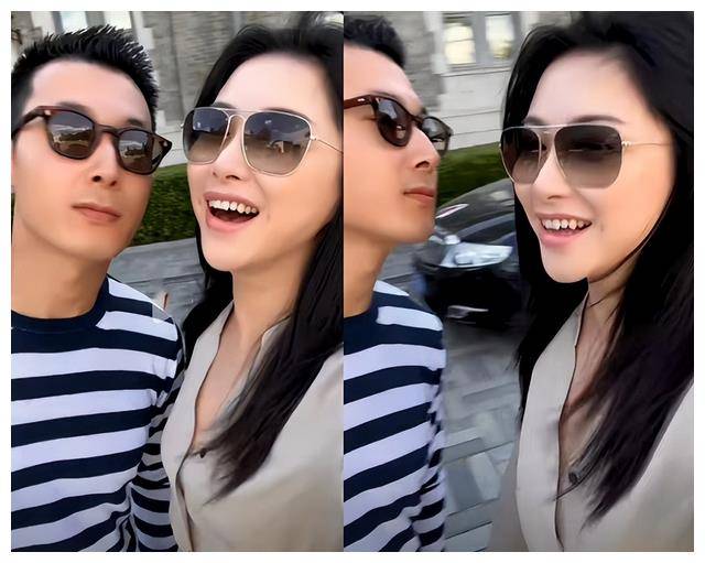 朱珠一家三口罕见同框2岁女儿像她小2岁老公穿搭时髦像小年轻