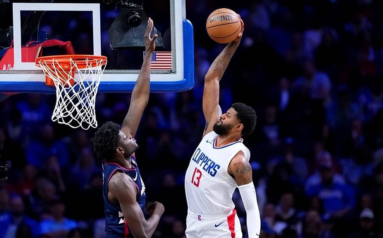 小卡末节暴走,快船险胜76人!哈登16 14,乔治22 10