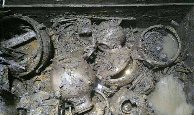 原创河南信阳挖掘大墓挖掘出一碗牛肉汤汤料产自两千年前