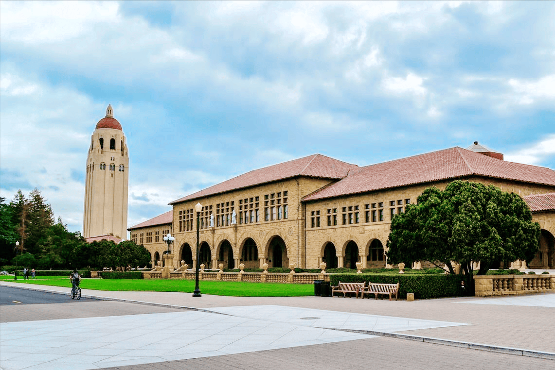 斯坦福大学校园景观图片