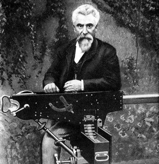 专门从事机械生产的奥林福公司,在这里,年轻的马克沁发明了自动灭火器