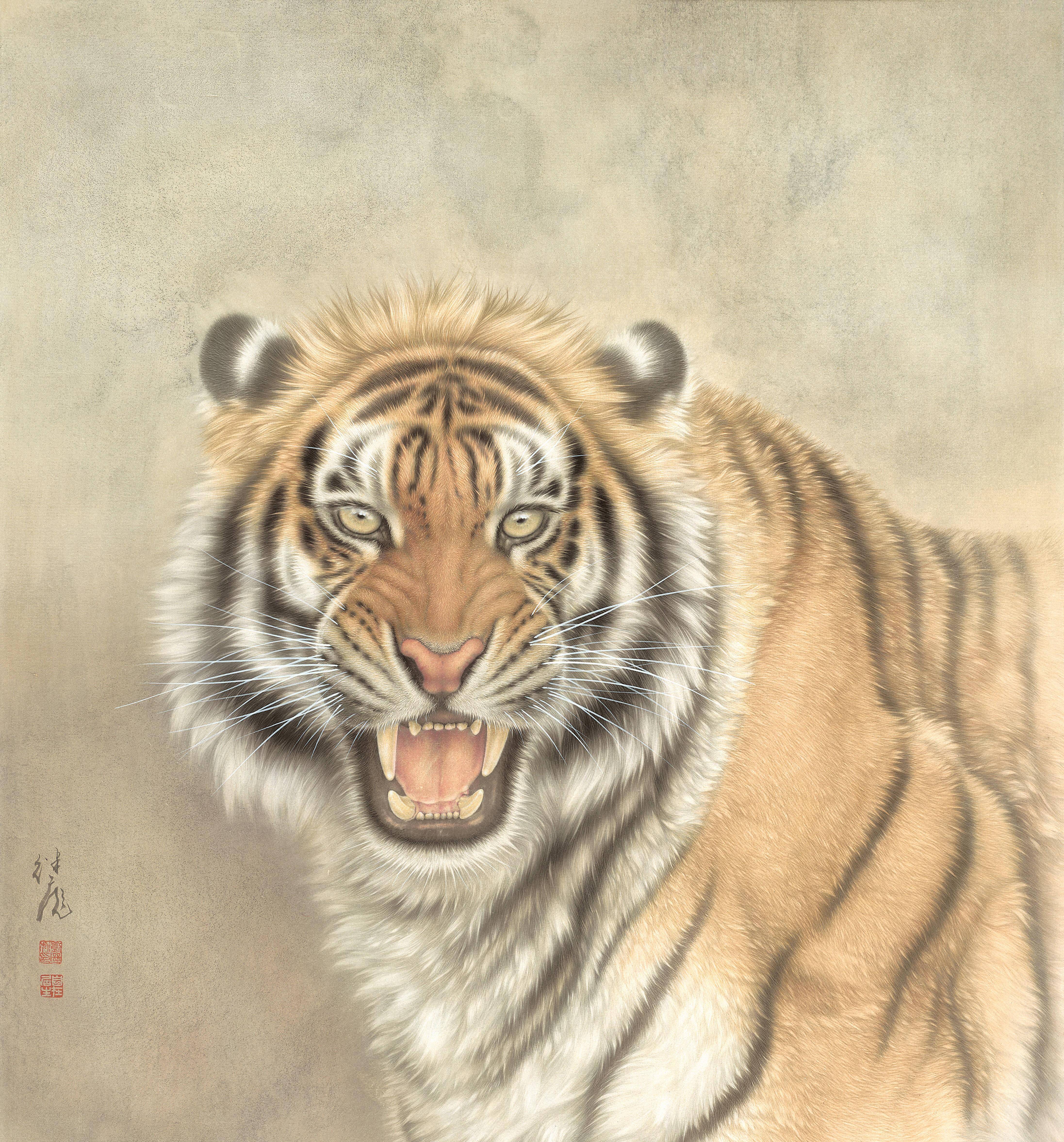 他是真厉害,一次一天射杀了三只老虎.