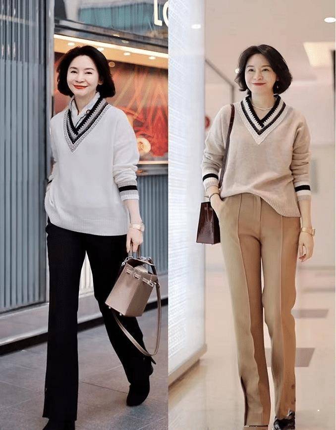 原创这才是50岁女人的穿衣榜样不扮嫩不做作也美得高级优雅