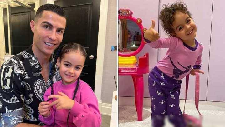 原创c罗6岁女儿长大了颜值不输乔治娜美人胚子家族未来主心骨