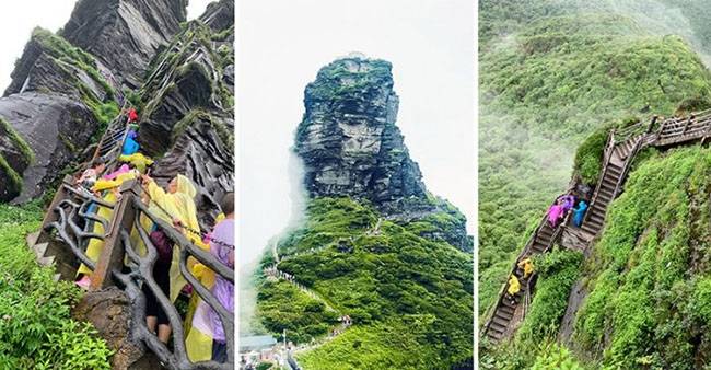 遵义:遵义会址,茅台镇酒厂,赤水大瀑布,佛光岩,竹海;6.