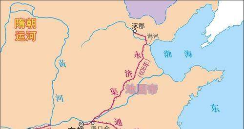 原创隋朝大运河分为几段大运河全部开通都付出了怎样的代价