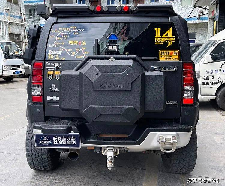 车身防护装甲 | 悍马h3装甲爆改,硬派越野一路无阻