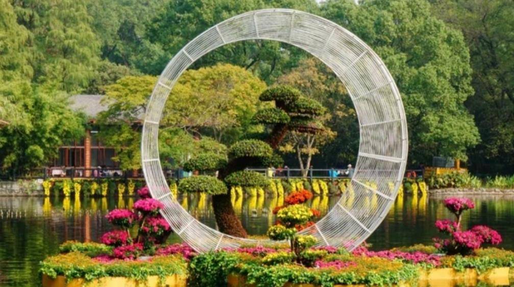 原创上海宝山共和公园宜人的景色令人陶醉