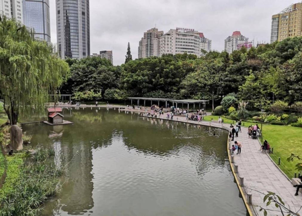 原创上海宝山共和公园宜人的景色令人陶醉