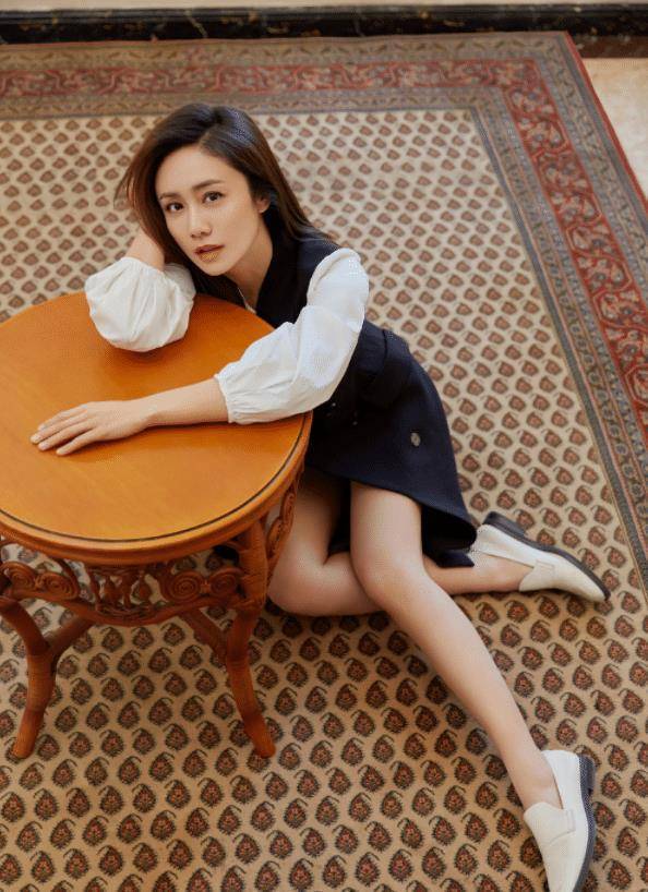 原创刘芸哪像奔四的人私服穿搭似少女潮味十足状态好