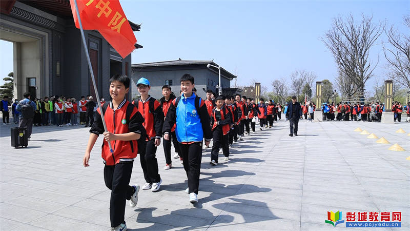 徐州市贾汪区江庄中学开展清明节红色研学活动_烈士_抗日_运河