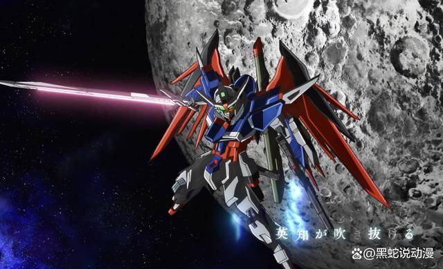 高达seed剧场版最终战部分画面:帅气十足的拂晓和命运高达二式_机体