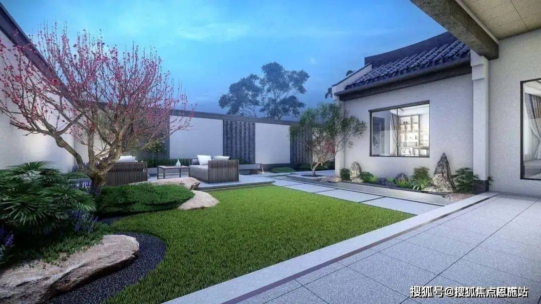 北入户建面约200㎡新中式合院,匠心打造诸多格局亮点,尽可能优化空间