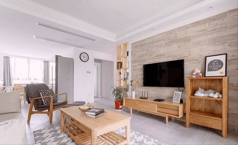 小户型客厅装出时尚感选择这几种电视背景墙瞬间提升档次