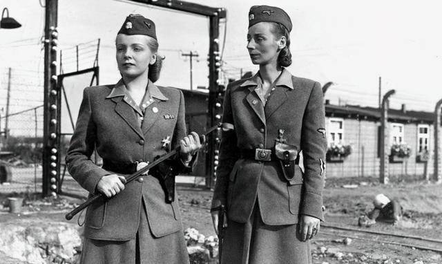 关押着从各个战场抓获的1600名德国女兵