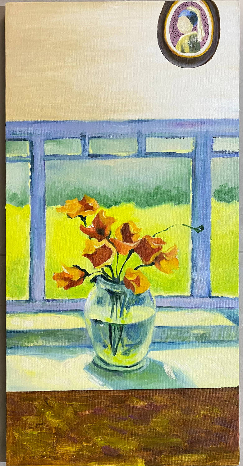 【作品赏析】许芳芳油画诗意情调,色彩斑斓,唯美舒心_艺术_美术_情感