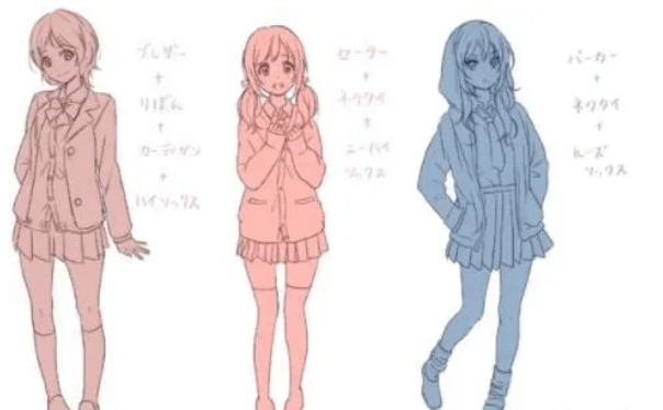 成都漫动教育如何绘制学校校服教你画出可爱的制服