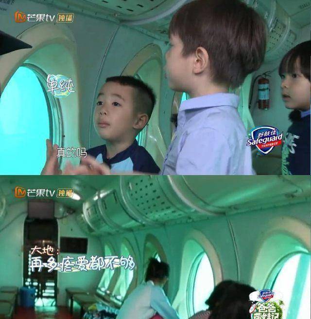 jasper看海底世界变成好奇宝宝声情并茂问问题小模样超可爱