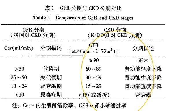 肾功能衰竭分期图片