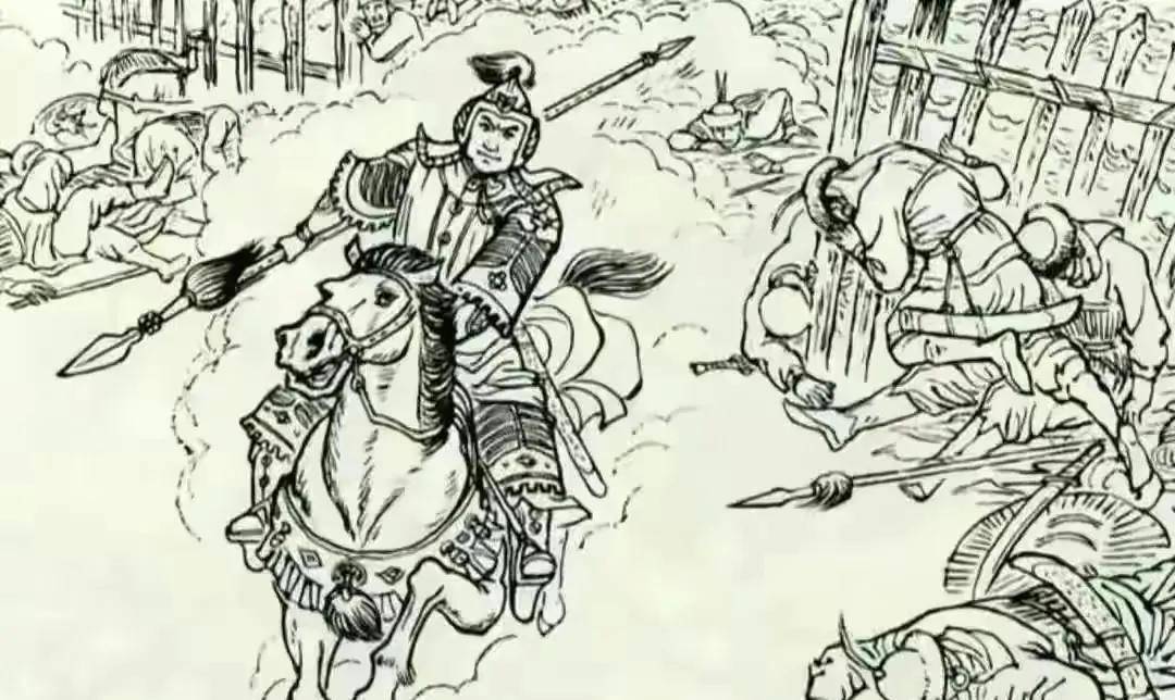 岳云垫底_岳飞_杨再兴_金兀术