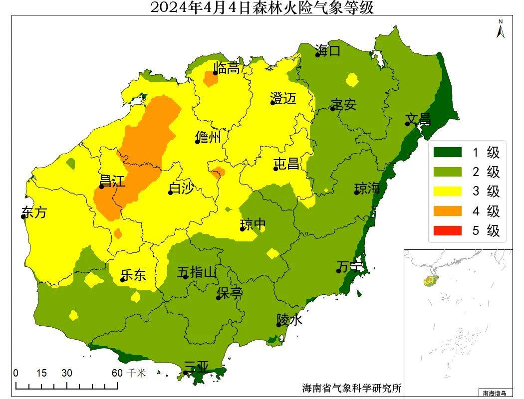 海南气候分布图图片