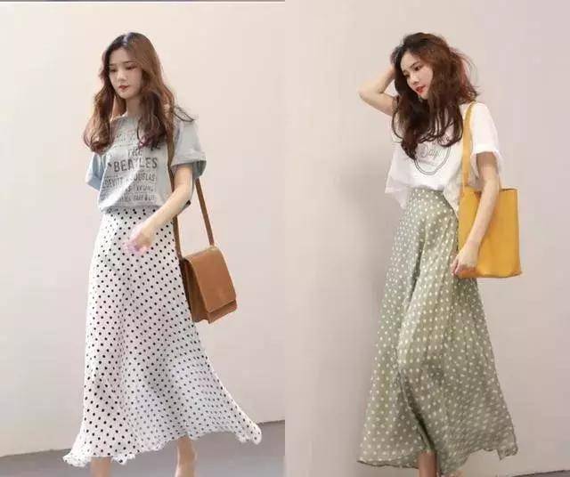 半身裙的5种穿法第3种最减龄简约大方适合18岁到42岁的女生穿