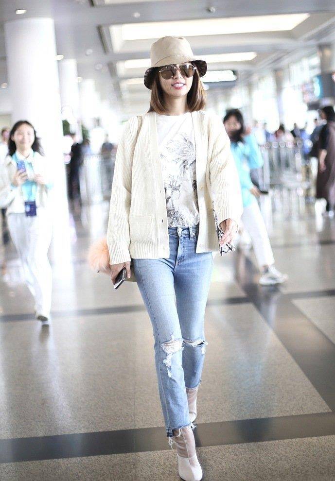 针织开衫该怎样穿鞠婧祎吴昕林允穿出不一样的风格