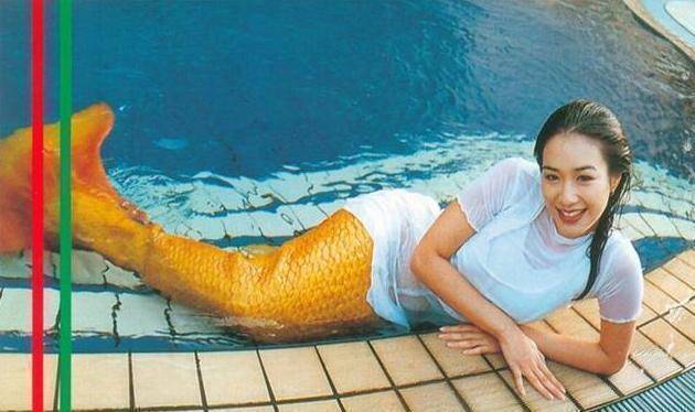 虽然钟丽缇近几年的热度不算很高,但她早年出演的那部《人鱼