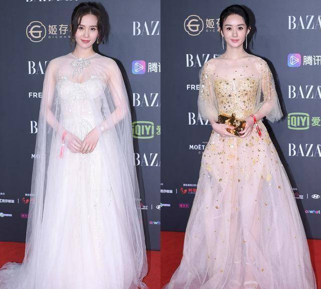 原创霸屏热搜的芭莎明星慈善夜刘诗诗赵丽颖杨颖美艳肖战太帅气