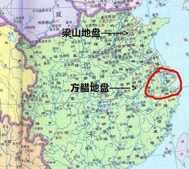 方腊借着江南应奉局对江南百姓过度盘剥,他趁机煽动贫苦人民仇视北宋