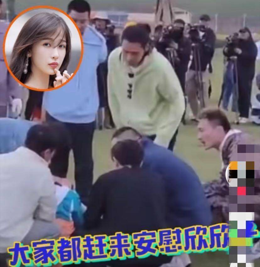 原创虞书欣跑男被男星推倒头受伤后脑勺着地后紧急送院