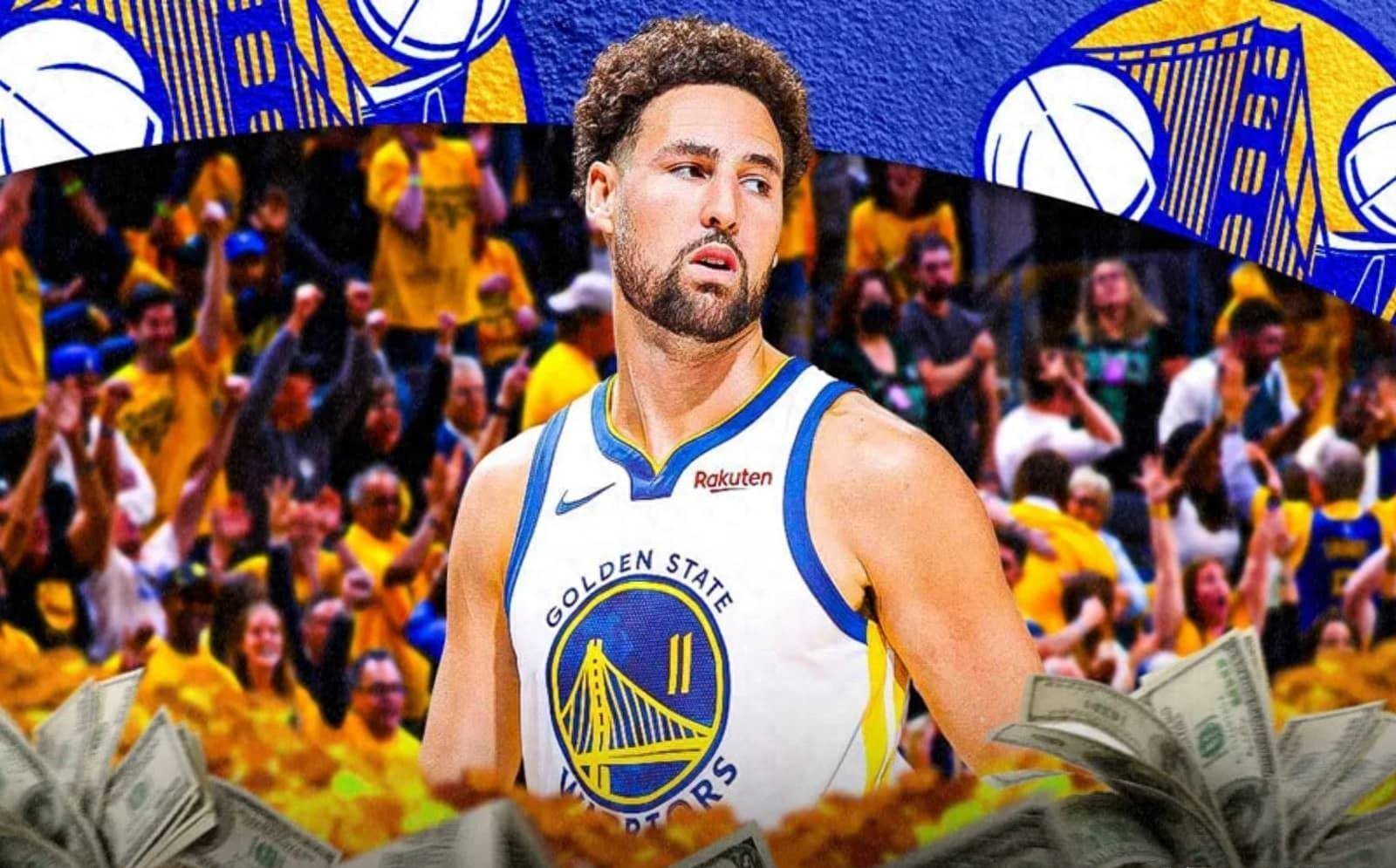 原创汤普森愿两年1亿续约勇士主动降薪还是被拒绝三支球队提供2亿顶薪