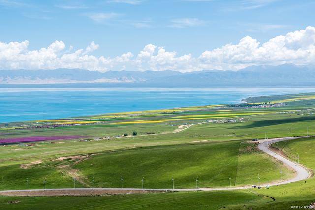 青海湖黑马河景点图片