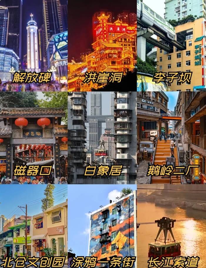 重庆旅游当地报团多少钱,重庆旅行攻略,纯玩不踩雷_李子坝_千年_山城