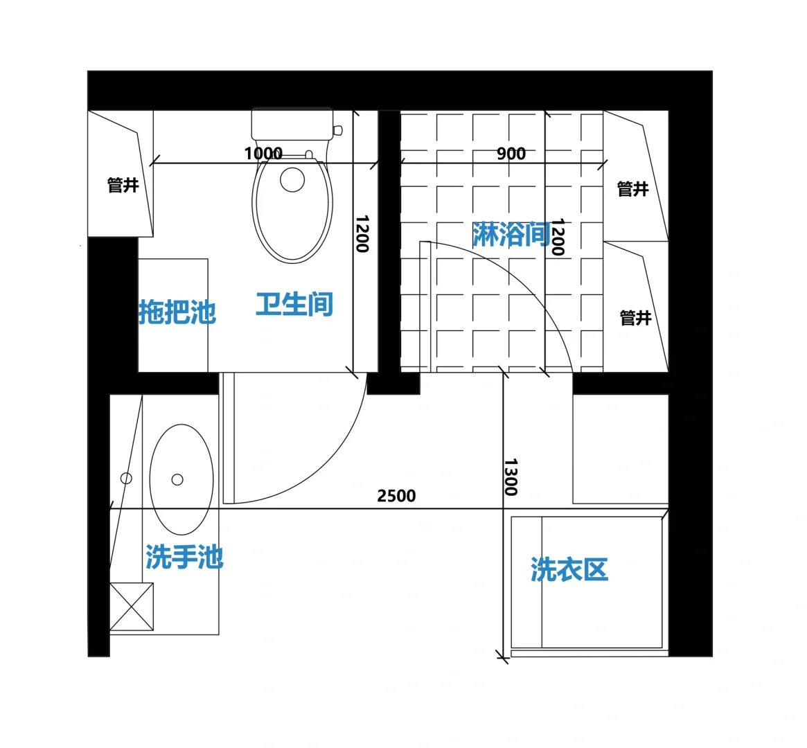 原创卫生间做干湿分离已经过时了这样改比两个卫生间还实用