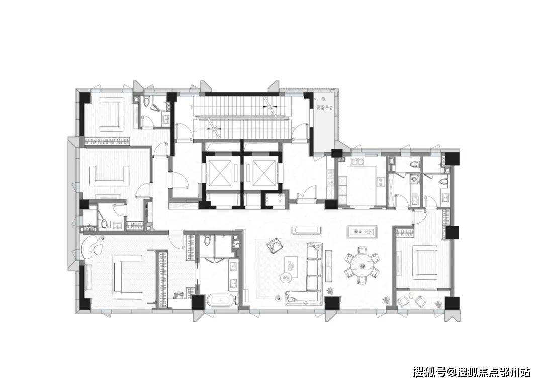 汤臣一品建筑结构图图片