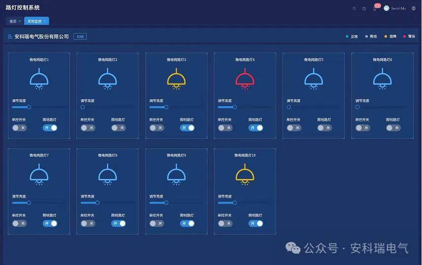 智能多功能路灯监控系统的设计及功能