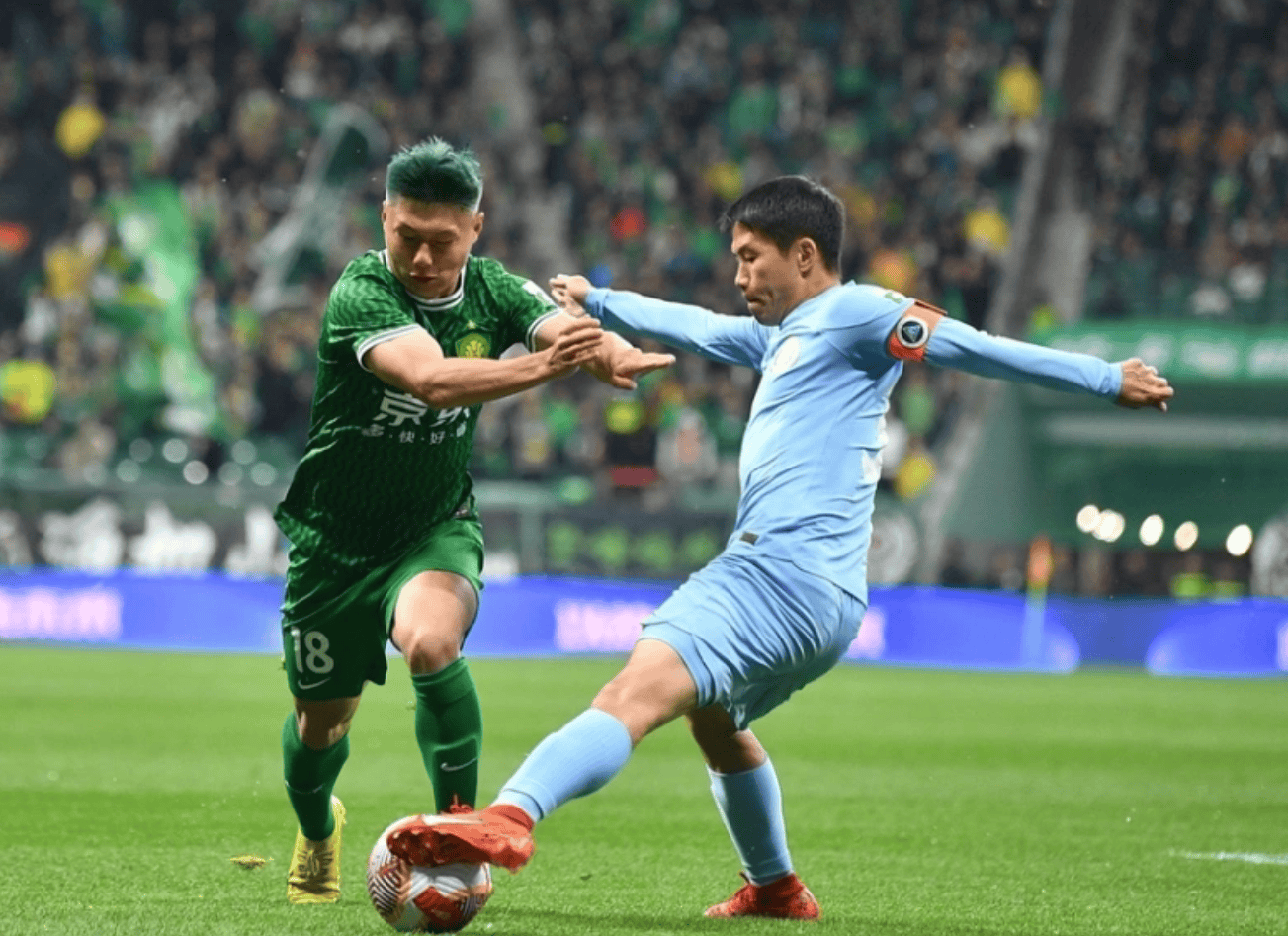 原创中超大爆冷赛季首败02国安大败升班马张玉宁进球被吹无效