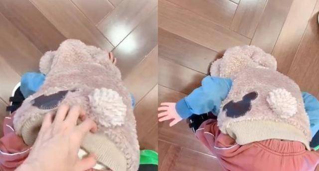 陈赫女儿安安趴在地上练功张子萱哭笑不得安安回应我是小鹿