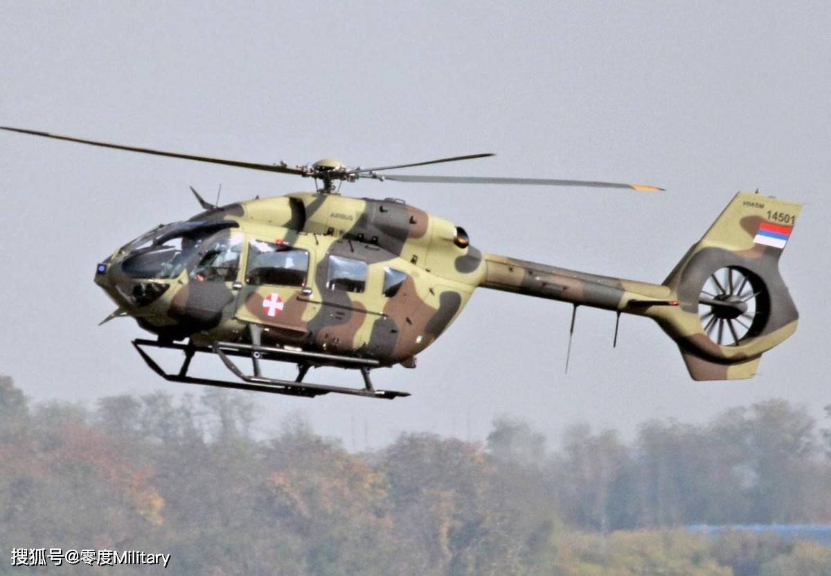 塞尔维亚已为其武装部队和警察采购了3架欧洲空客h215中型直升机,9架