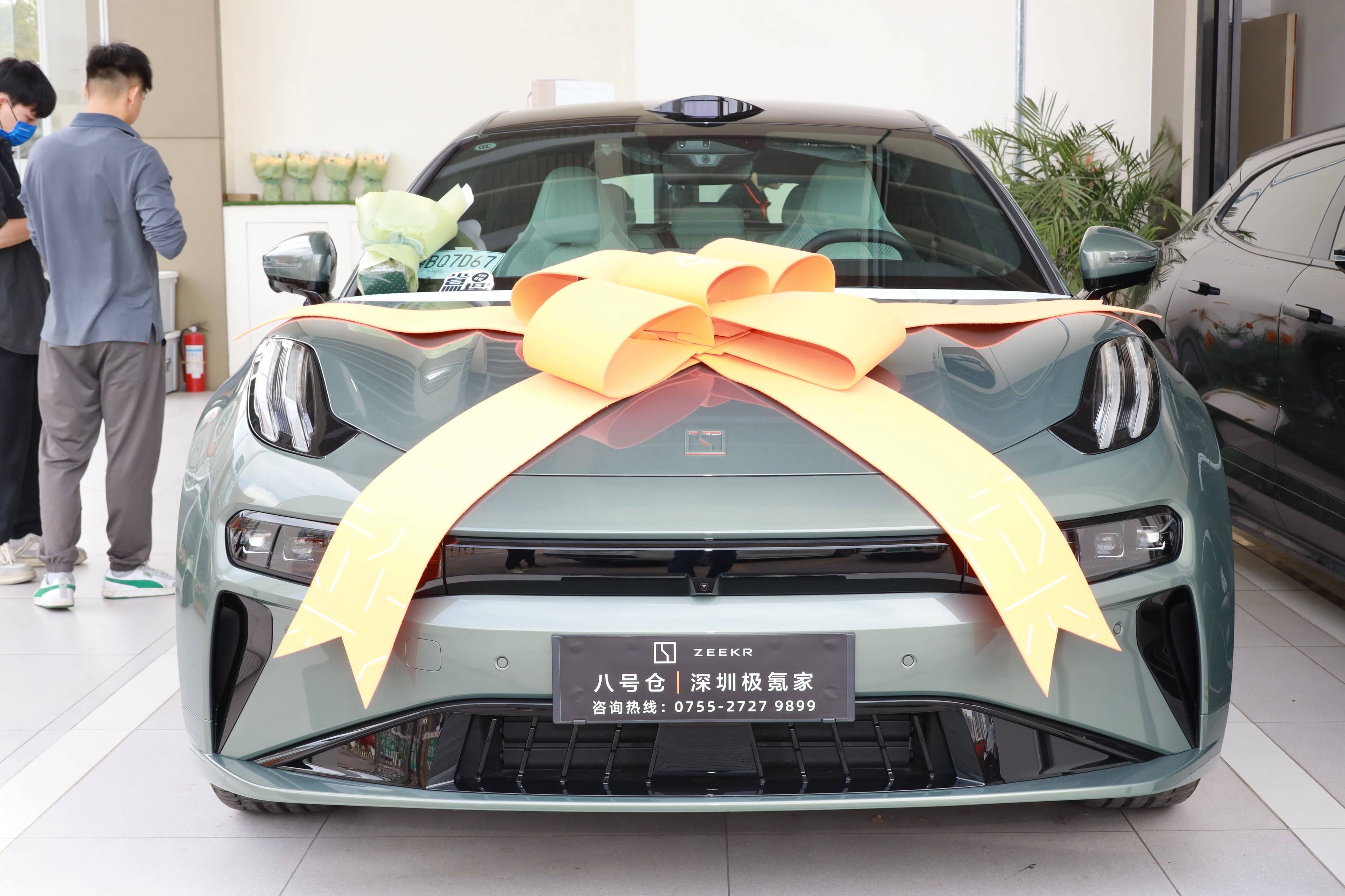 新极氪001绿青蛙提车,198省心提陪伴左右!_搜狐汽车_搜狐网