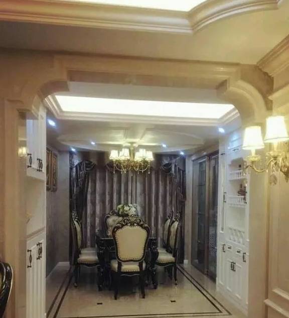 原创120平新房装修花了40万一进门就让客厅迷住了家具太上档次了