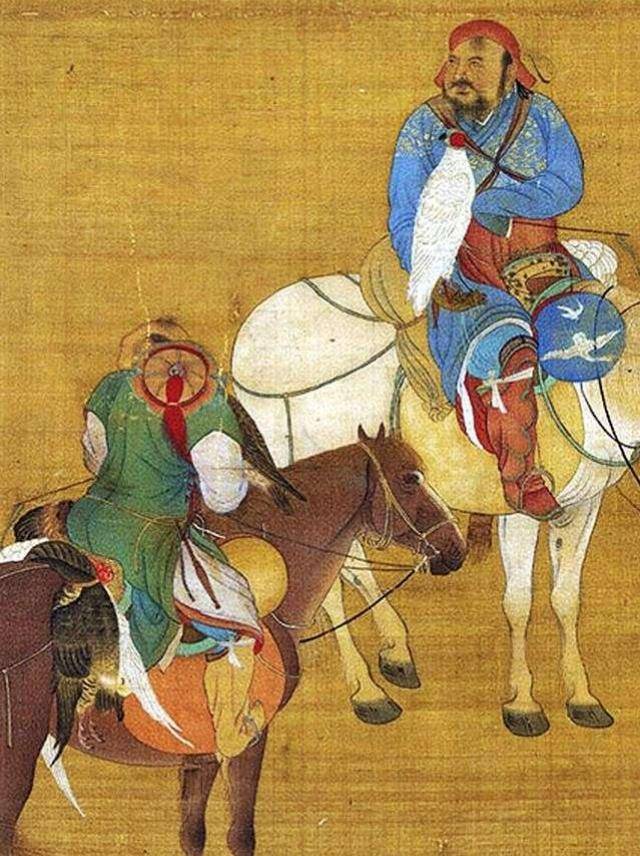除了猎犬还有猎鹰猎豹从元世祖出猎图看蒙古的狩猎文化